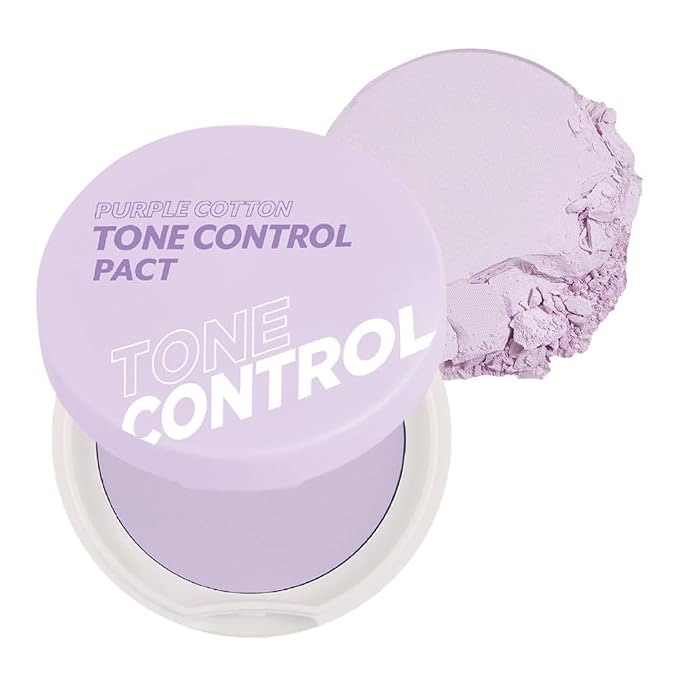 03 Purple Cotton Tone Control Pact