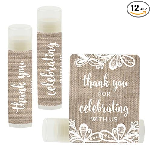Burlap Lace Thank You