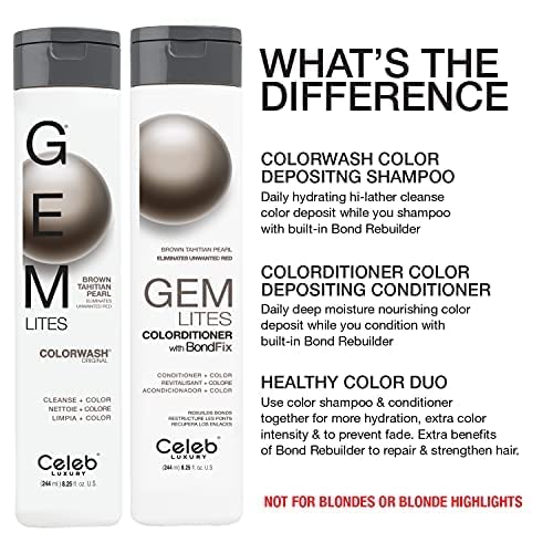 Gem Lites Brown Tahitian Pearl Colorwash