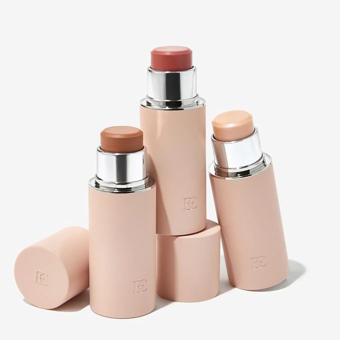 TRIO - Beach Bronze Bronzer, Peach Rose Blush & Glow Glaze Highlighter