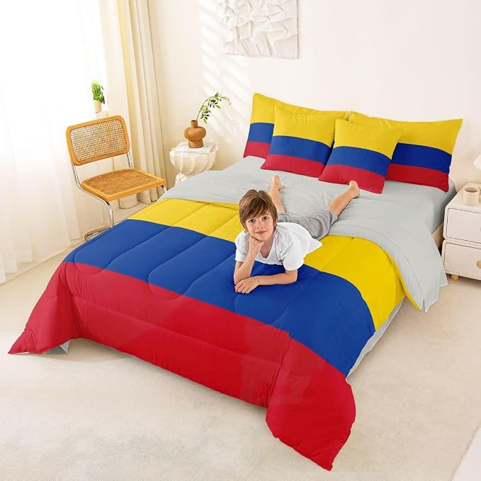 Yellow Blue Red