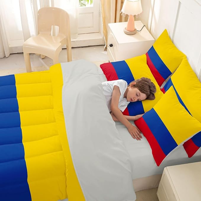 Yellow Blue Red