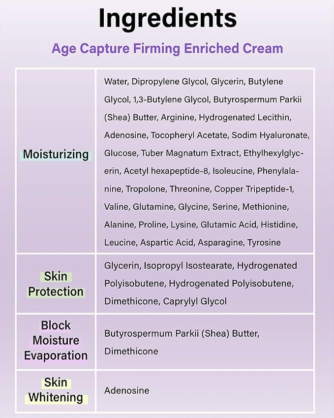 White - Firming Enriched Cream