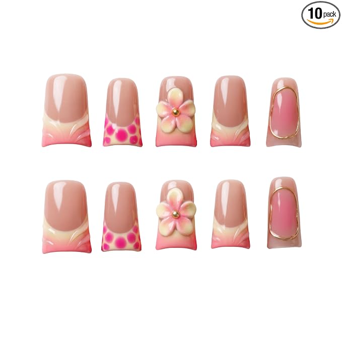 Pink Orange Ombre
