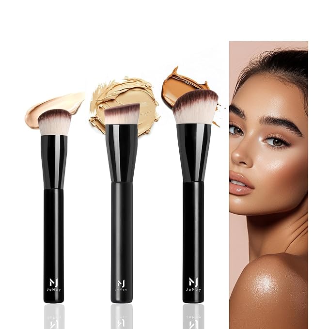 3Pcs Foundation Brush Set