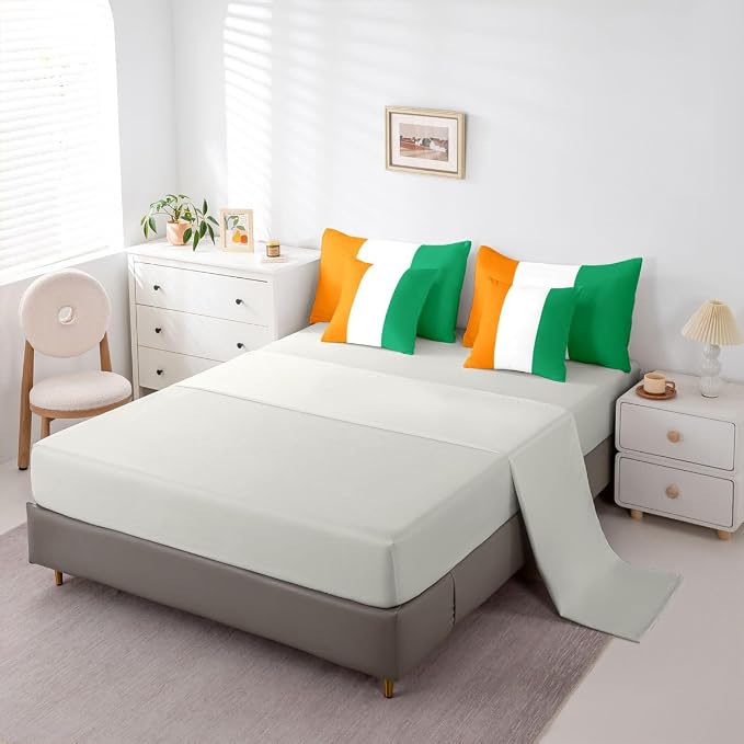 Orange White Green
