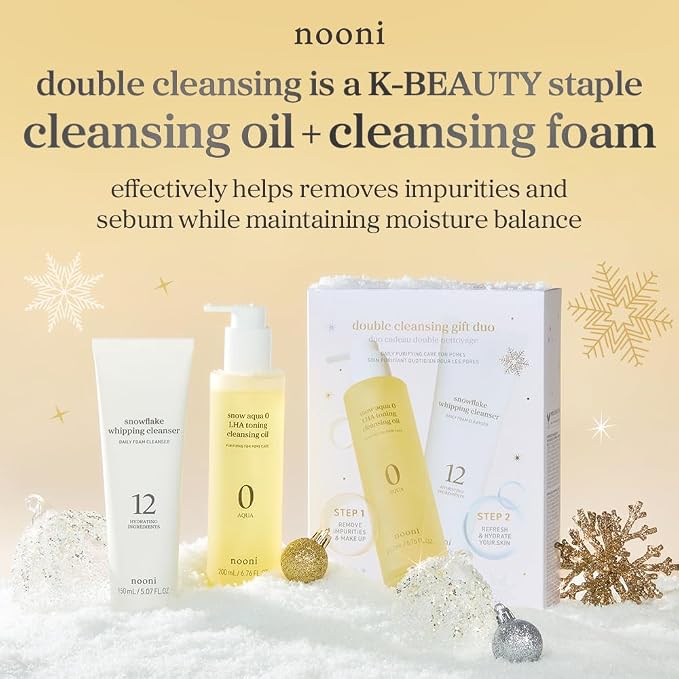 6. Double-Cleansing Duo Gift Set (Oil & Foam)