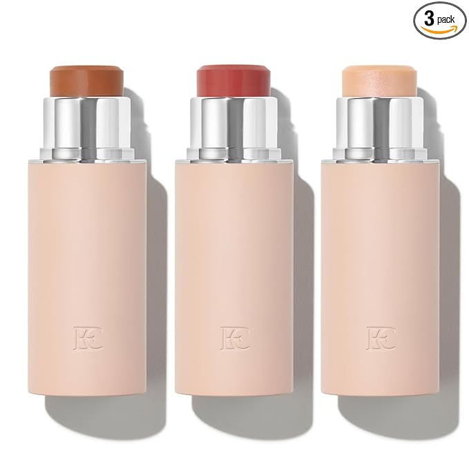 TRIO - Beach Bronze Bronzer, Peach Rose Blush & Glow Glaze Highlighter