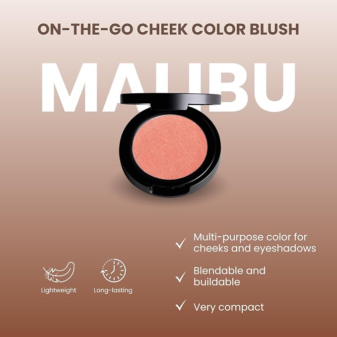 MALIBU (coral with gold shimmer)
