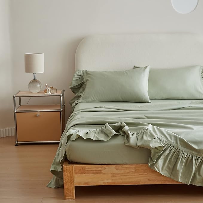 Sage Green Ruffles