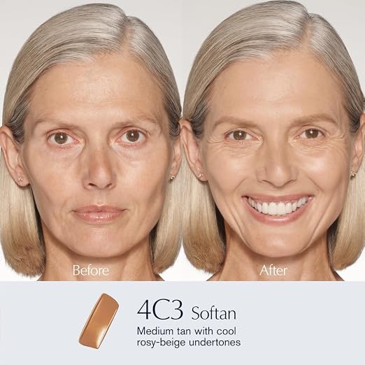 4C3 Softan - Medium tan with cool rosy-beige undertones