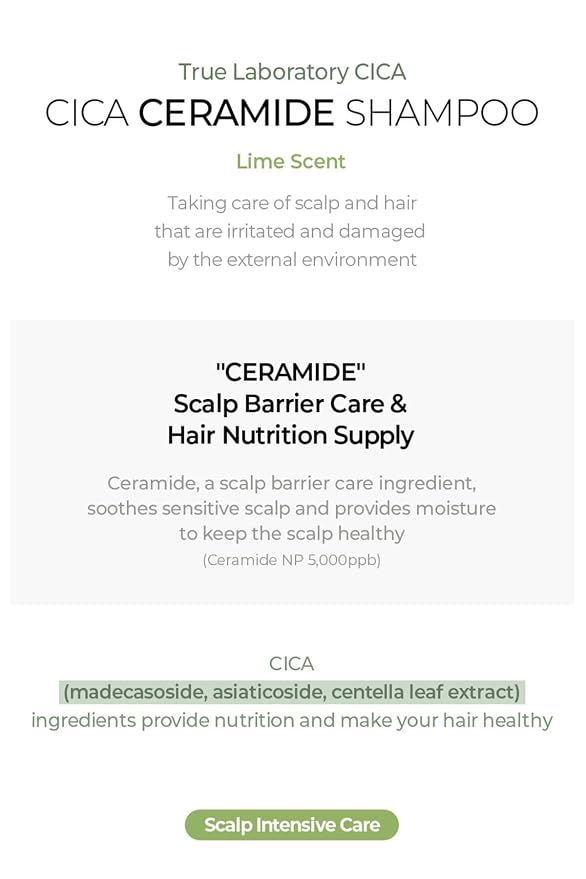 Lime Scent Ceramide Shampoo