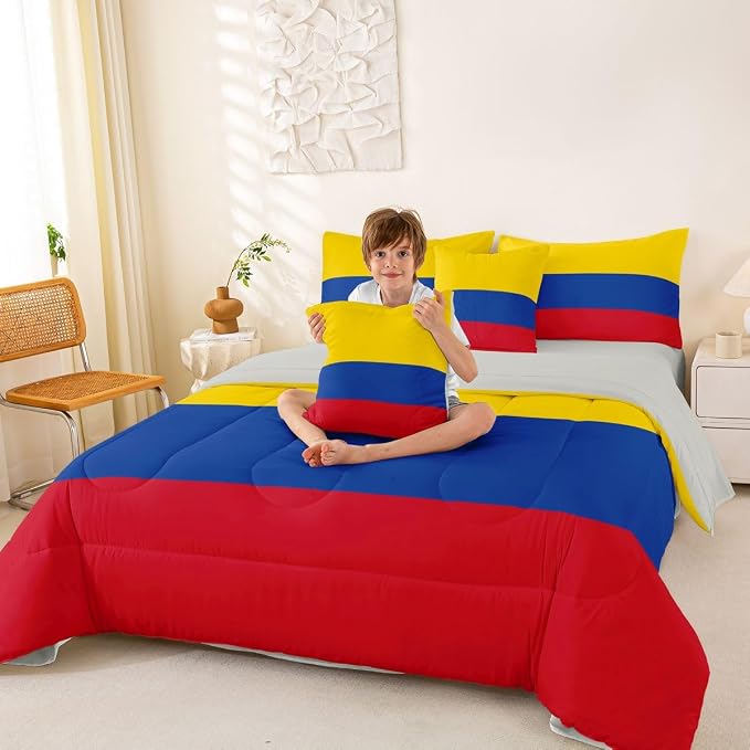 Yellow Blue Red