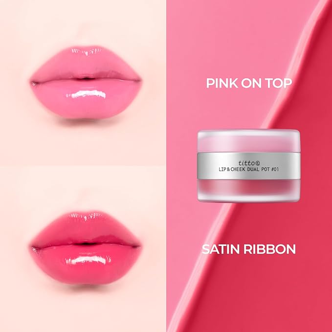 #01 Satin Ribbon / Pink on Top