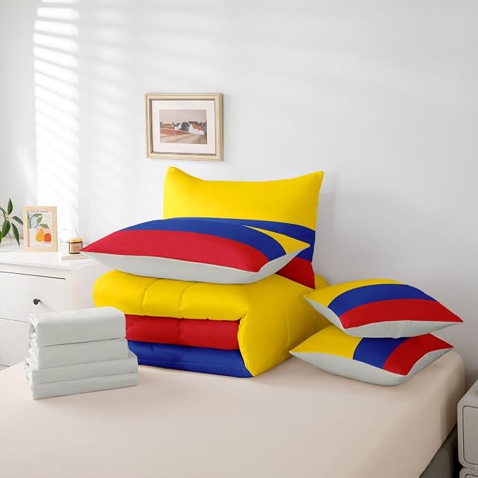 Yellow Blue Red