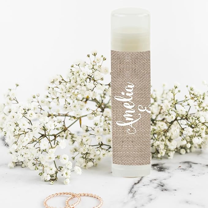Burlap Lace Custom Bride Groom