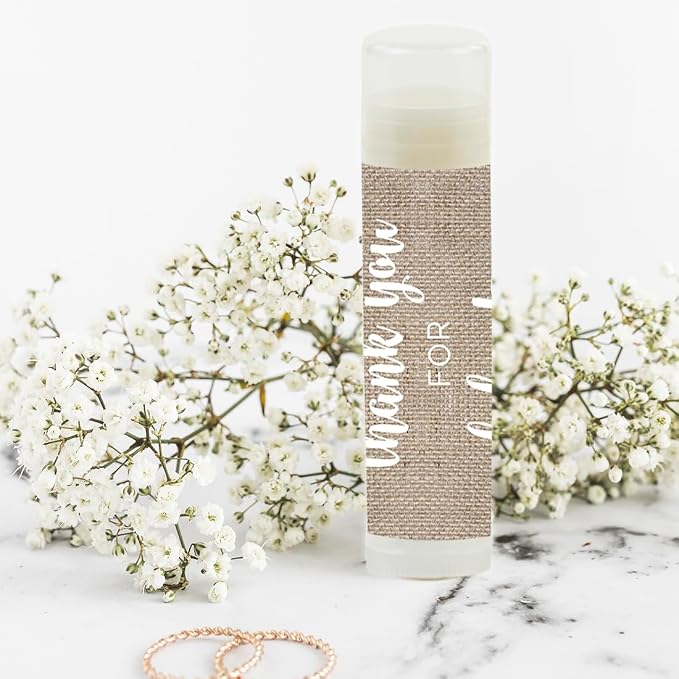 Burlap Lace Thank You