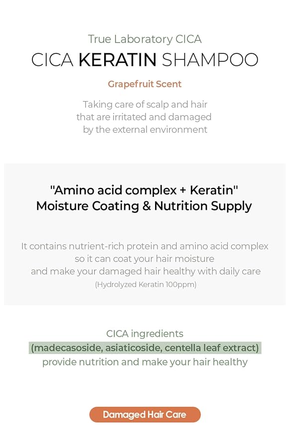 Grapefruit Scent Keratin Shampoo