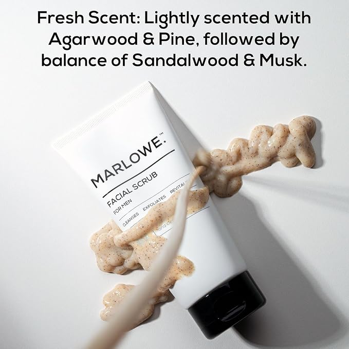 Facial Scrub + Facial Moisturizer