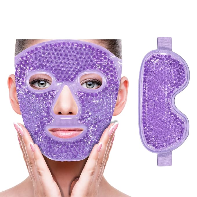 Purple(1* Eye Mask+1*face Mask )