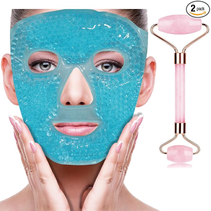 Blue(face Mask+jade Roller)