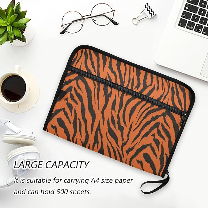 Black Orange Tiger Skin