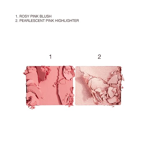 Rosy Pink Blush/Pearlescent Pink Highlighter