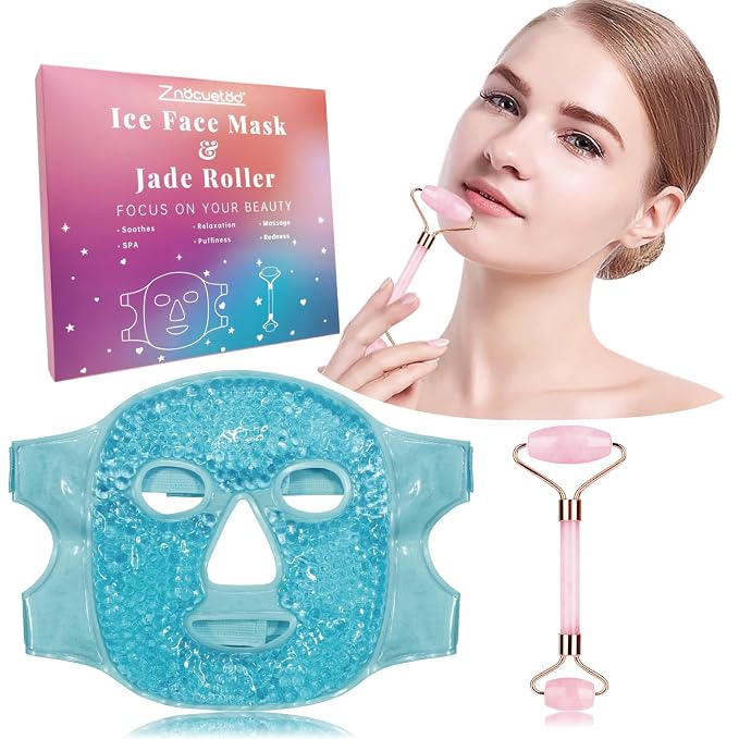 Blue(face Mask+jade Roller)