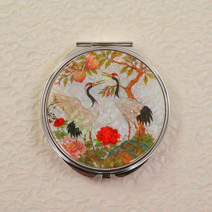 Peach Pine Cranes
