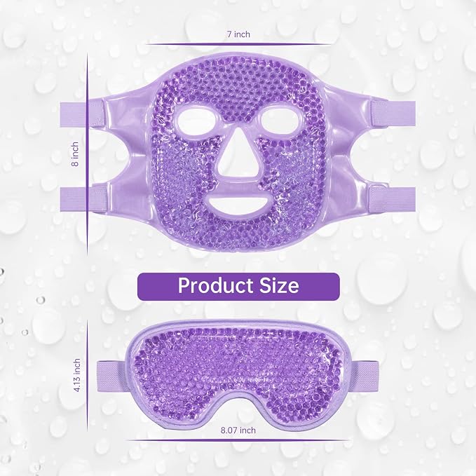 Purple(1* Eye Mask+1*face Mask )