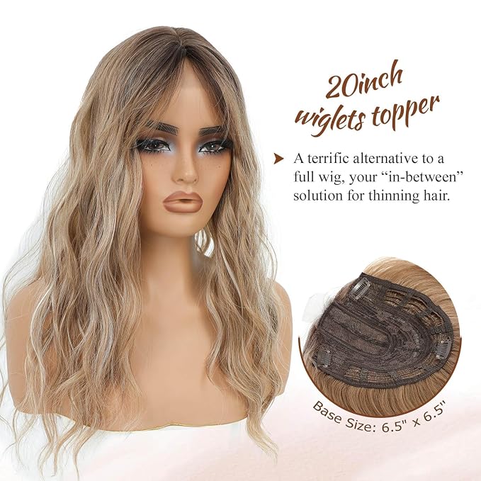 Light Brown with Blonde Highlights