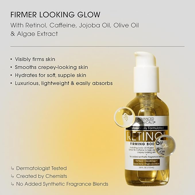 Retinol Cream + Retinol Body Oil Set
