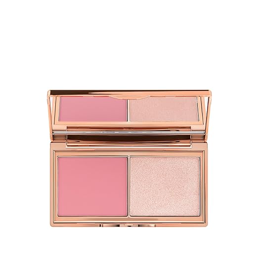 Rosy Pink Blush/Pearlescent Pink Highlighter
