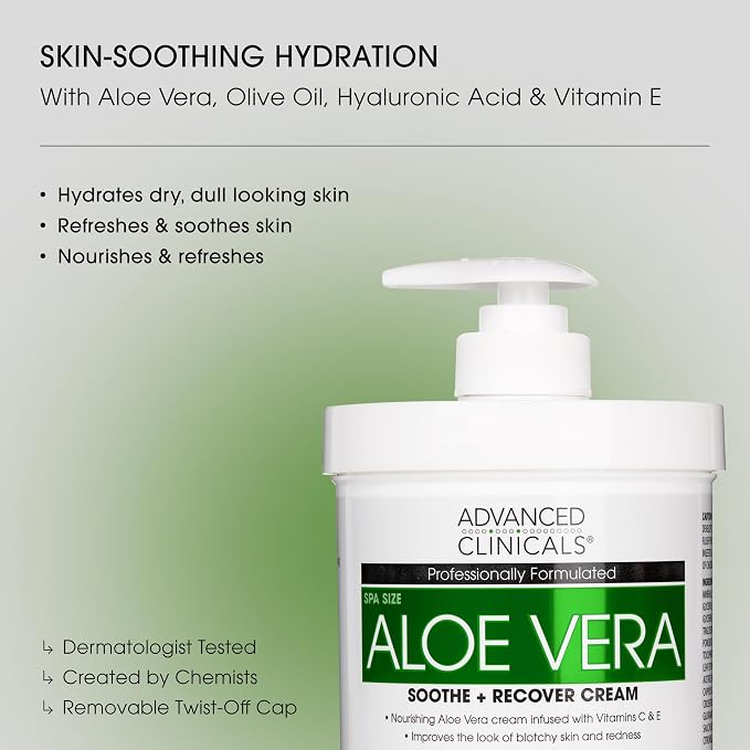 2 - Aloe Vera Soothe + Recover Cream