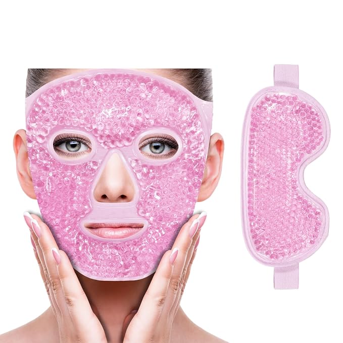 Pink-(1*eye Mask+1*face Mask)