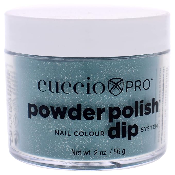 Green Glitter w/Blue Undertones - GREEN