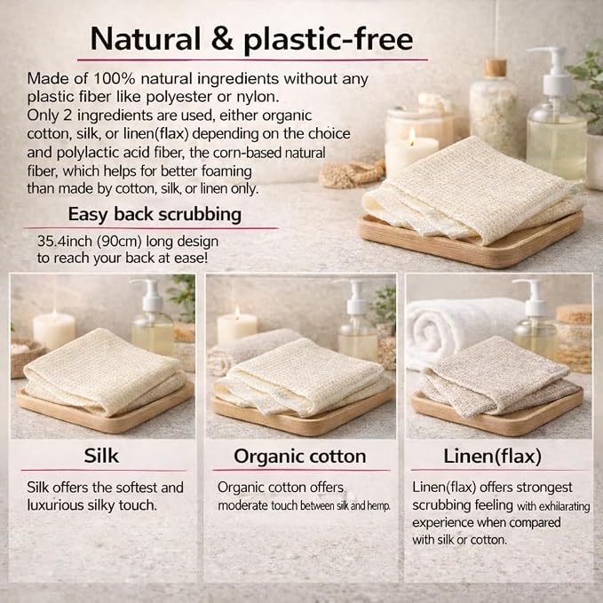 3pcs Set (3pcs Set ( Cotton, Linen and Silk )