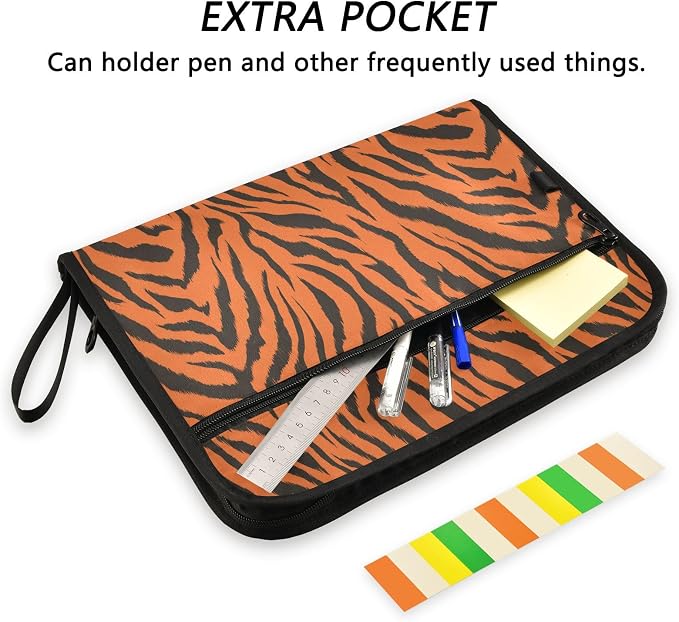 Black Orange Tiger Skin
