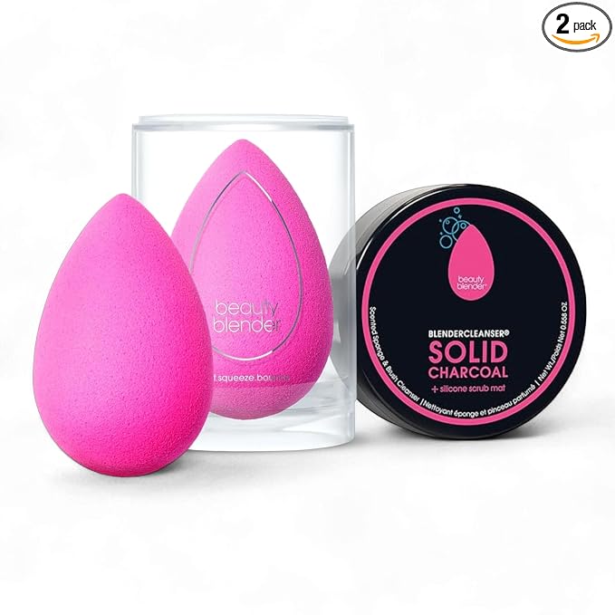 OP Makeup Sponge + Solid Charcoal Cleanser