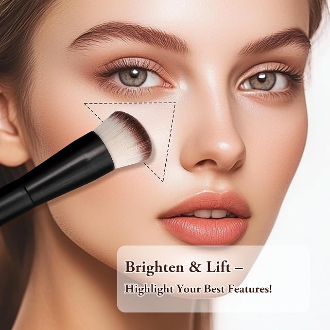 3Pcs Foundation Brush Set