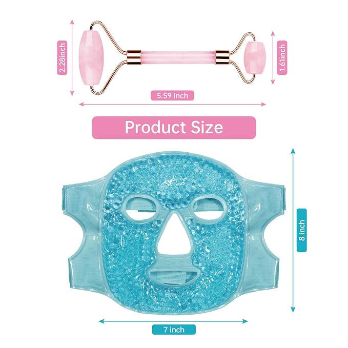 Blue(face Mask+jade Roller)