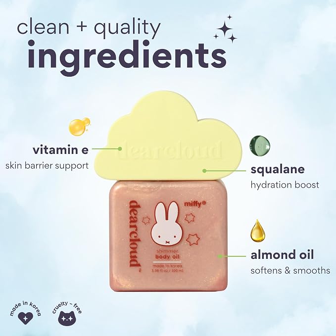 (Miffy) Shimmer Body Oil