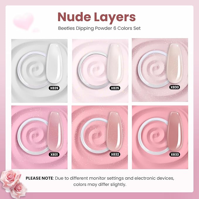 6 Colors x 10g | Nude Layers