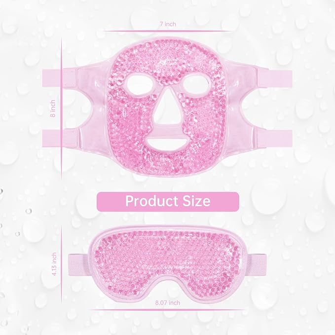 Pink-(1*eye Mask+1*face Mask)