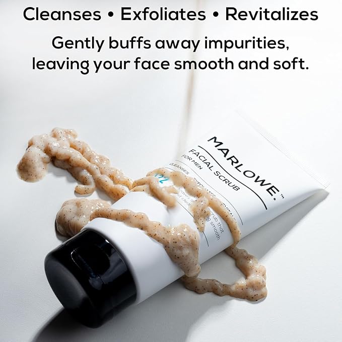 Facial Scrub + Facial Moisturizer