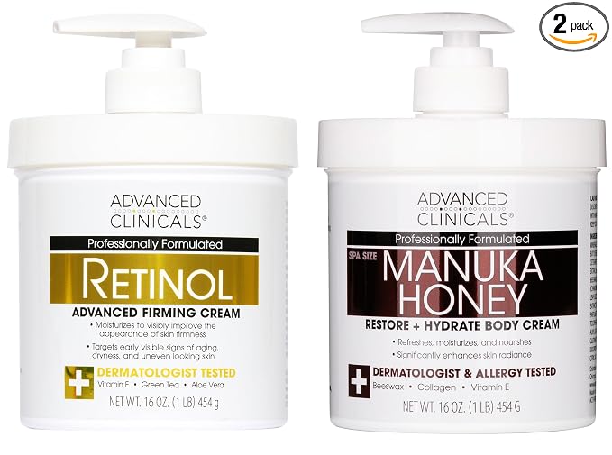 Retinol + Manuka Honey Cream Bundle