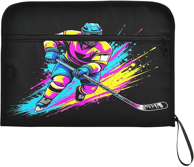 Ice Hockey Player Neon
