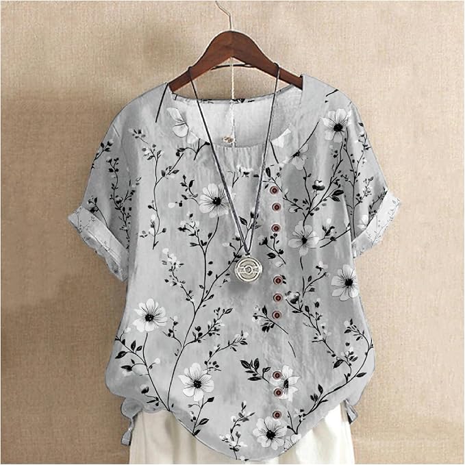 Gray Floral