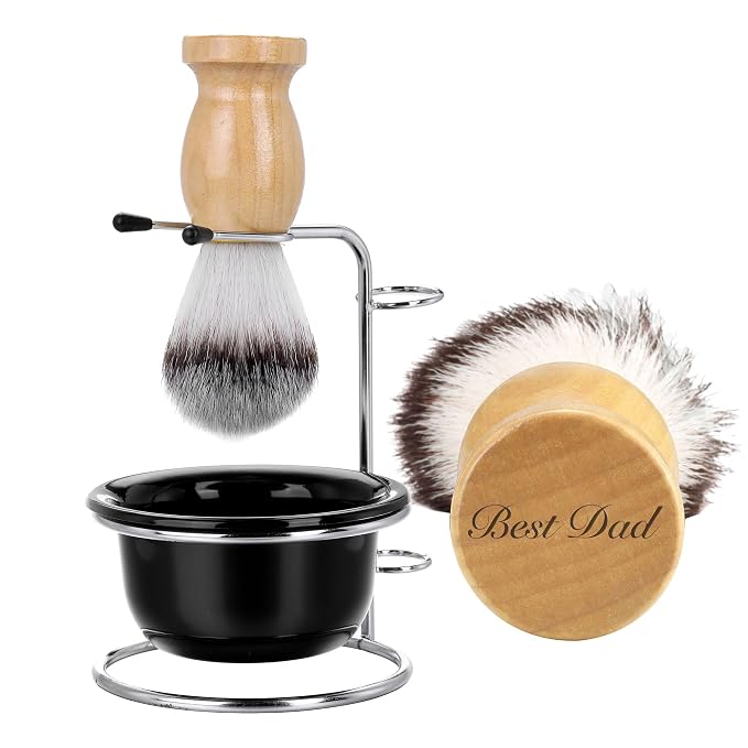 Engraved Shaving Brush Set