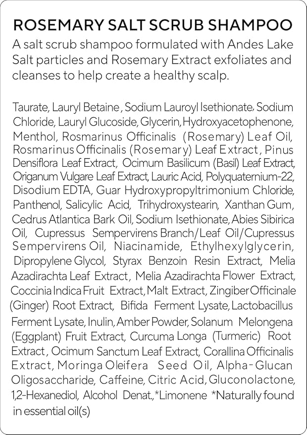 04. Rosemary Scrub Shampoo